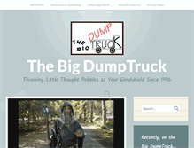 Tablet Screenshot of bigdumptruck.com